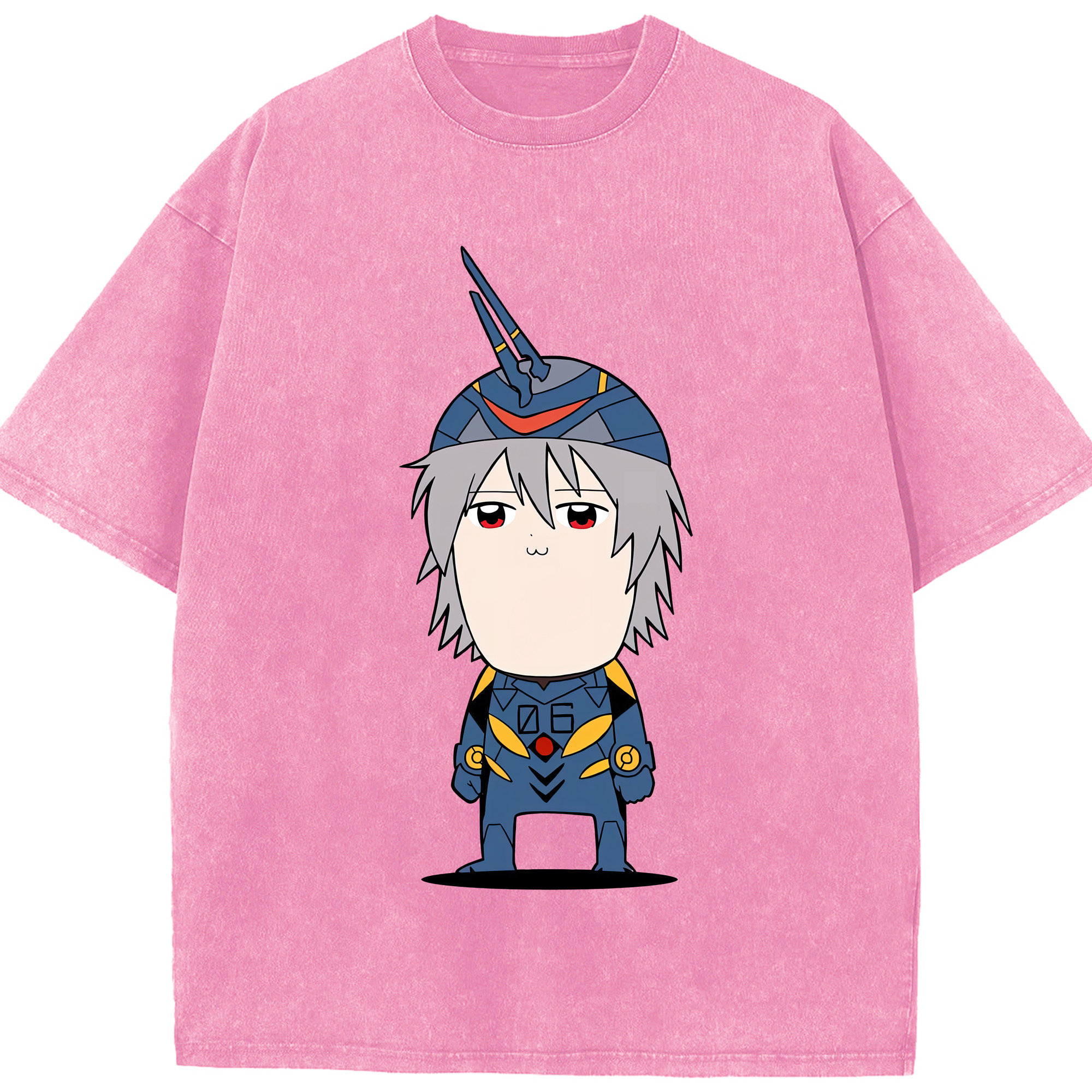 （画像用） EVA 新世紀エヴァンゲリオン 綿100% ヴィンテージ風 半袖Tシャツ（フロントプリント）